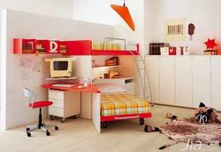 混搭风格二居室富裕型90平米儿童房装修