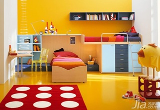 混搭风格二居室富裕型90平米儿童房改造