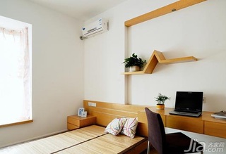 木水简约风格公寓经济型100平米卧室床图片
