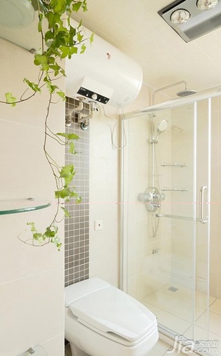 木水简约风格公寓经济型100平米卫生间设计图