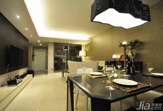 新古典风格三居室富裕型130平米餐厅灯具图片