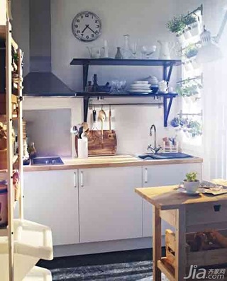 简约风格实用富裕型厨房橱柜设计图