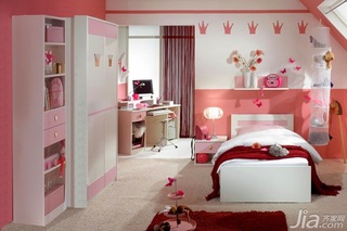 混搭风格二居室富裕型120平米卧室卧室背景墙床图片