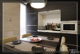 混搭风格公寓大气富裕型120平米餐厅餐桌效果图