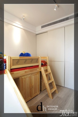 混搭风格公寓富裕型120平米儿童房床效果图