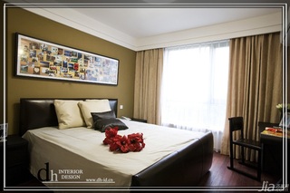 简约风格公寓大气富裕型100平米卧室床效果图