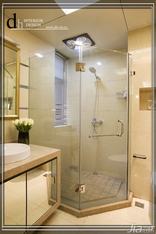 简约风格公寓富裕型100平米卫生间洗手台效果图