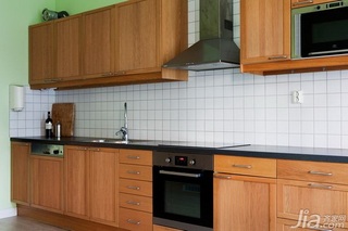 简约风格公寓富裕型120平米厨房橱柜图片