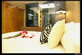 混搭风格公寓浪漫经济型130平米卧室床婚房设计图纸