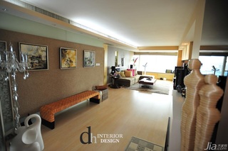 混搭风格公寓时尚富裕型130平米客厅沙发效果图