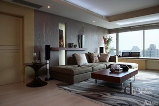 混搭风格公寓富裕型130平米客厅飘窗茶几图片