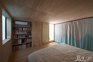 简约风格别墅富裕型90平米卧室书架效果图