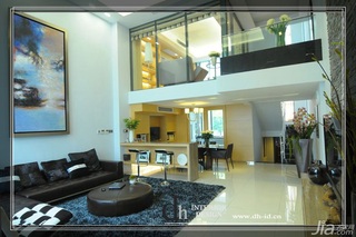 混搭风格别墅富裕型140平米以上客厅吧台沙发图片