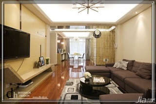 简约风格公寓经济型140平米以上客厅吊顶沙发效果图