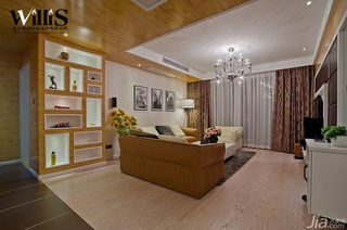 巫小伟简约风格公寓富裕型130平米客厅沙发图片