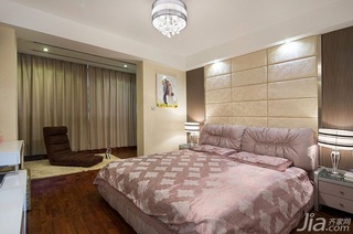 简约风格一居室富裕型110平米卧室卧室背景墙床婚房设计图纸