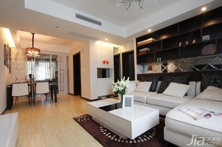 简约风格二居室经济型120平米客厅沙发背景墙沙发效果图