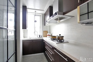 简约风格二居室经济型120平米厨房橱柜设计