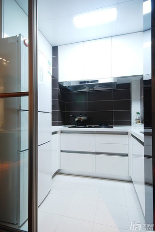 简约风格二居室富裕型80平米厨房橱柜设计图