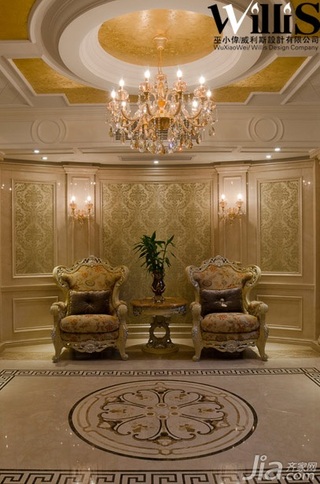 巫小伟欧式风格别墅奢华豪华型140平米以上门厅沙发效果图