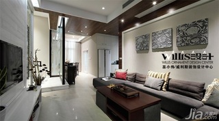 巫小伟中式风格跃层大气富裕型140平米以上客厅沙发图片