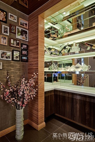 巫小伟简约风格公寓富裕型140平米以上厨房照片墙橱柜效果图