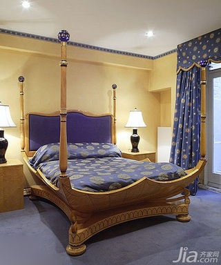 欧式风格富裕型卧室床图片