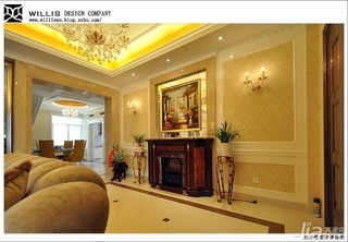 巫小伟欧式风格别墅奢华豪华型140平米以上客厅沙发图片