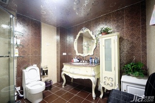新古典风格别墅富裕型140平米以上卫生间洗手台图片