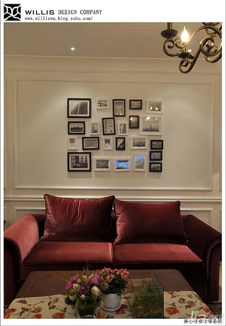 巫小伟地中海风格公寓富裕型130平米客厅照片墙沙发图片