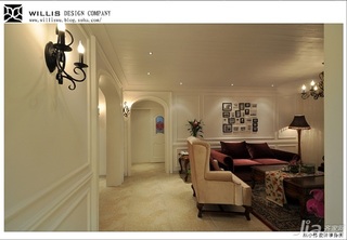 巫小伟地中海风格公寓浪漫富裕型130平米客厅沙发效果图
