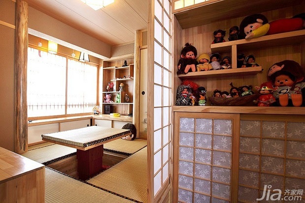 二居室装修,90平米装修,富裕型装修,混搭风格,榻榻米