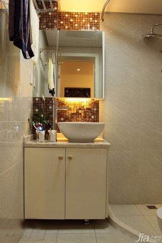 简约风格二居室经济型50平米卫生间洗手台效果图