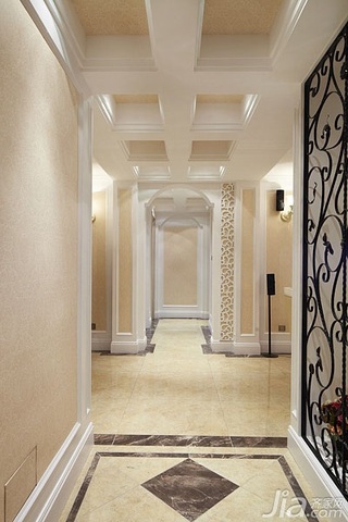 欧式风格四房富裕型140平米以上走廊设计