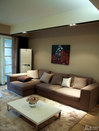 简约风格二居室经济型80平米客厅吊顶沙发图片
