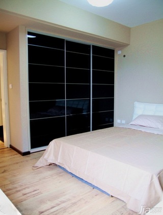 简约风格二居室经济型80平米卧室衣柜设计图