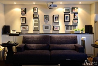 简约风格三居室富裕型客厅沙发背景墙沙发图片
