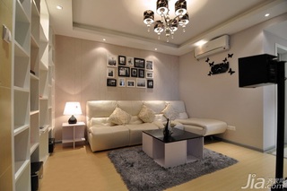 简约风格二居室经济型80平米客厅沙发背景墙沙发图片