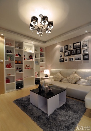 简约风格二居室经济型80平米客厅沙发背景墙沙发图片