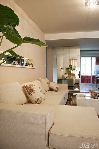 简约风格一居室经济型70平米客厅沙发效果图