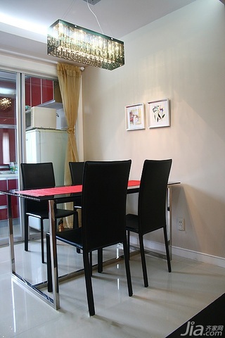 简约风格一居室经济型70平米餐厅餐桌图片
