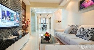 简约风格二居室富裕型90平米客厅沙发效果图