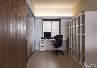 简约风格一居室富裕型100平米书房书桌图片