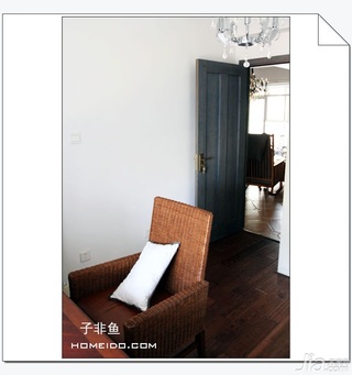 混搭风格公寓富裕型120平米书房沙发图片