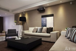 简约风格一居室富裕型客厅吊顶沙发效果图