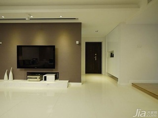 简约风格一居室富裕型客厅电视柜效果图