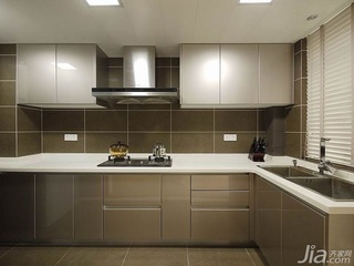 简约风格一居室富裕型厨房橱柜设计图