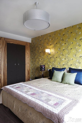 新古典风格二居室富裕型130平米卧室卧室背景墙床效果图