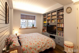 混搭风格二居室富裕型140平米以上卧室床效果图