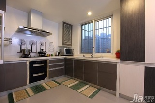 简约风格二居室富裕型90平米厨房橱柜效果图